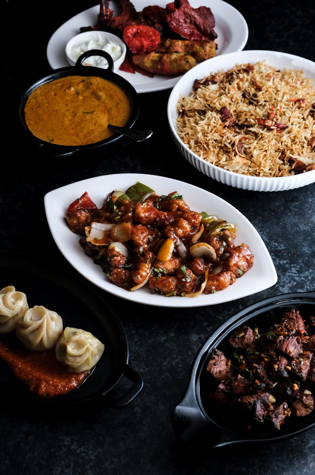 A feast from The Great Kathmandu