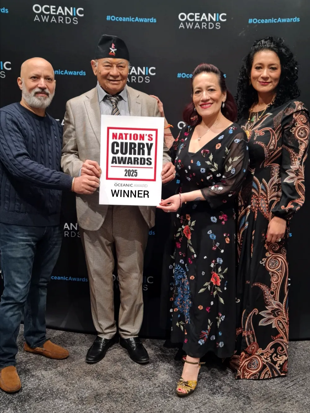 The Great Kathmandu team at the Nation’s Curry Awards 2025